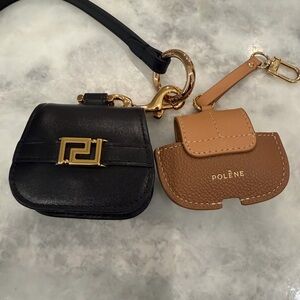 Two Authentic Apple AirPod Holders Versace and Polène